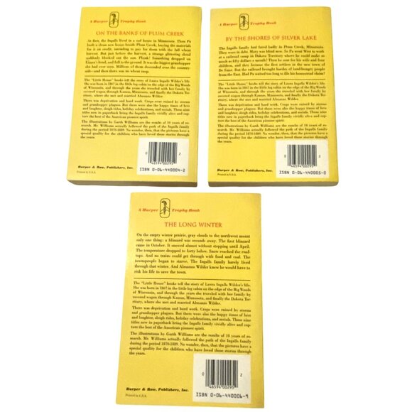 Laura Ingalls Wilder Little House Books Box Set Yellow Paperback Middle Grade - Picture 9 of 14